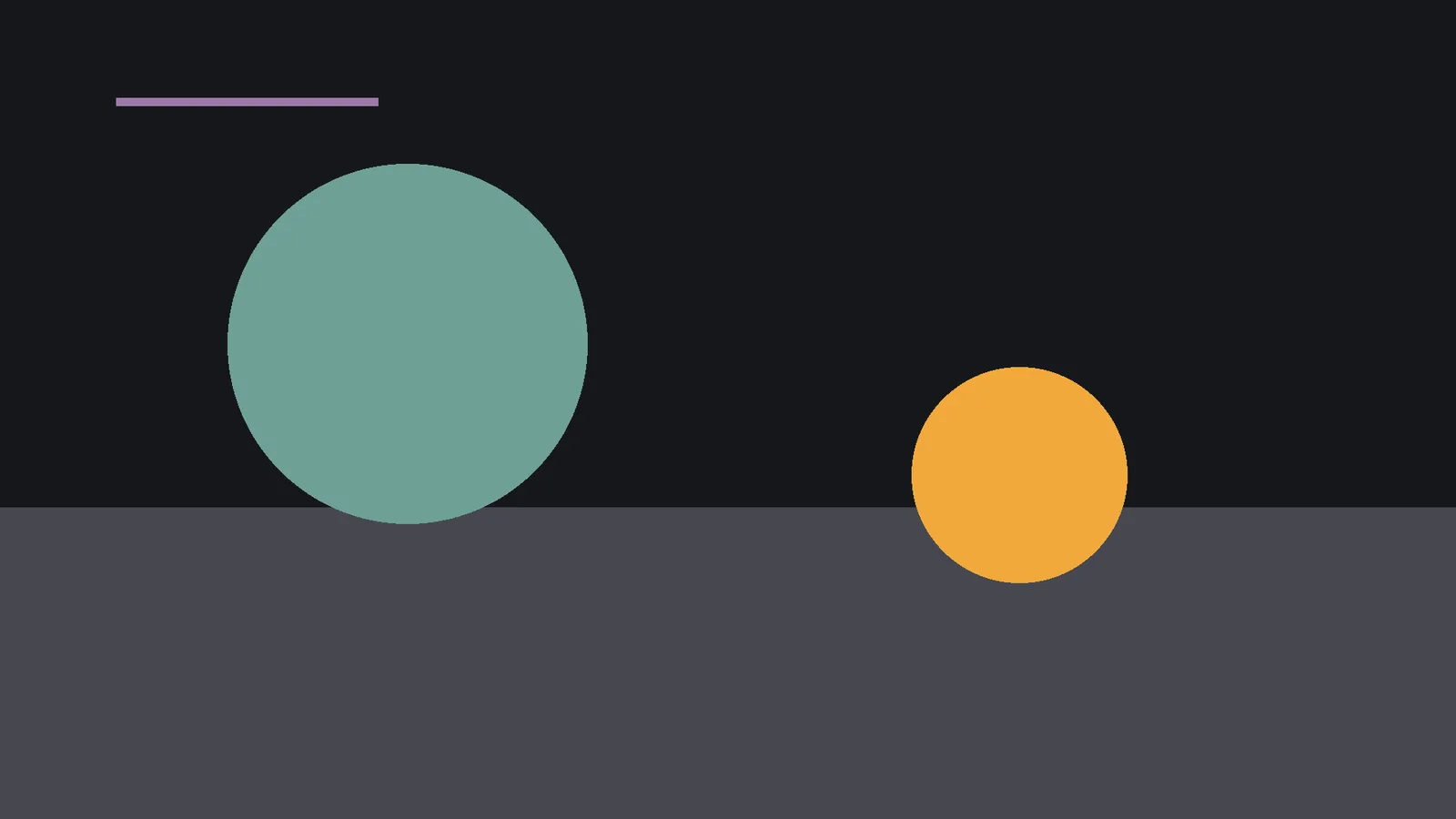 Placeholder slide 1 of 4: abstract shapes in muted colours