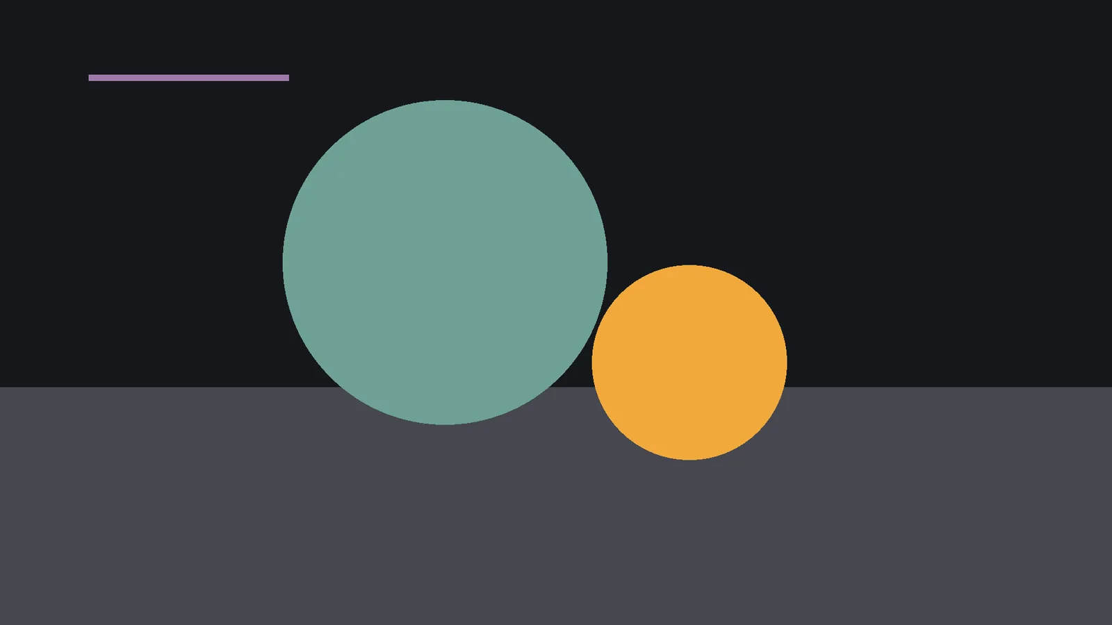 Placeholder slide 2 of 4: abstract shapes in muted colours