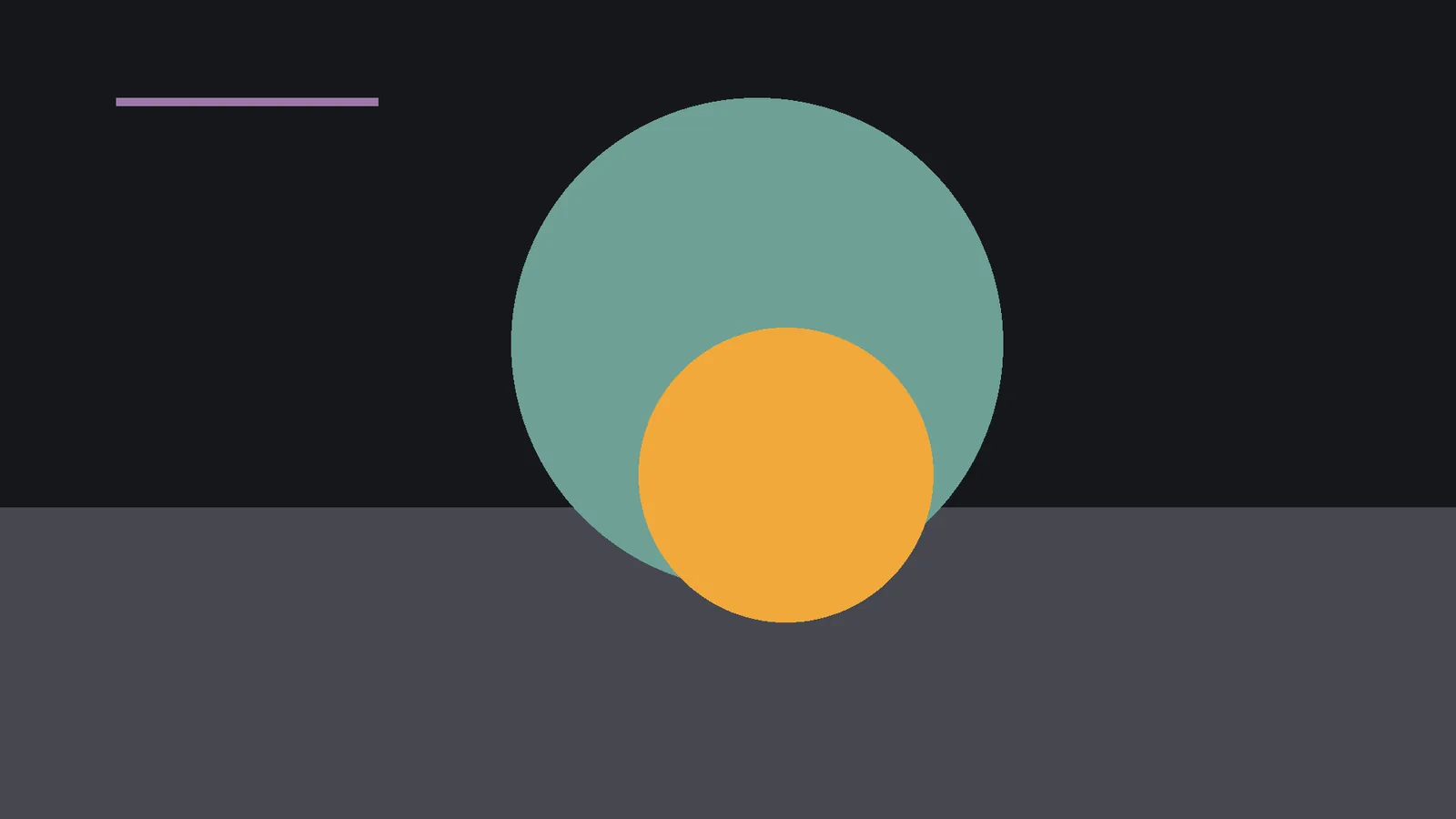 Placeholder slide 3 of 4: abstract shapes in muted colours