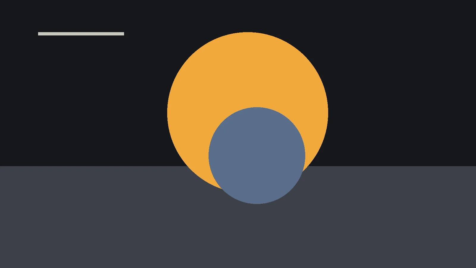 Abstract placeholder shapes in muted colours